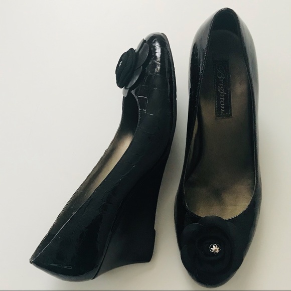 • PRICE FIRM ‼️ | BRIGHTON | 9 | LEATHER WEDGE - Picture 4 of 14